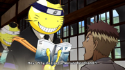 Korosensei with Naruto headband