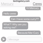 Ceres joke about Mercury