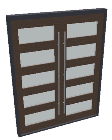 Tall Frosted Double Door Welcome To Bloxburg Wikia Fandom