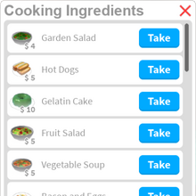 Bloxburg Wiki Food