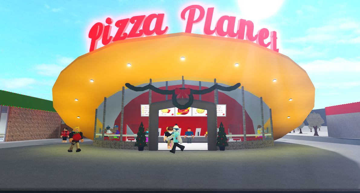 Pizza Planet Welcome To Bloxburg Wikia Fandom - the great burger diner christmas update roblox