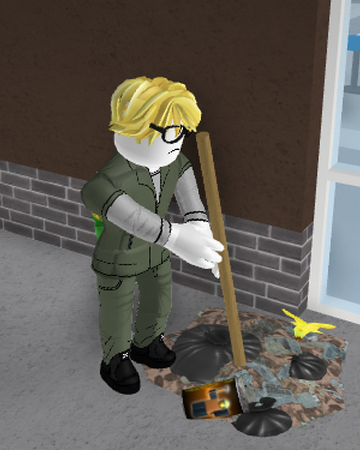 Janitor Welcome To Bloxburg Wikia Fandom - roblox player bloxburg