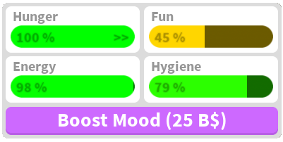 Mood Welcome To Bloxburg Wikia Fandom Powered By Wikia - the in game moods menu this person is most likely fine