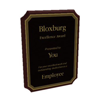 Trophy Case Bloxburg Trophies