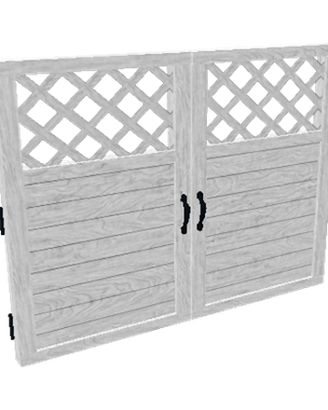 Double Florid Fence Gate Welcome To Bloxburg Wikia Fandom