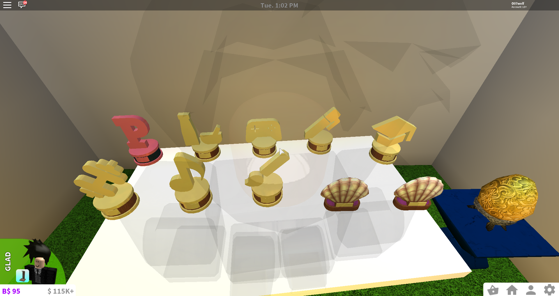 Image O07wolf Trophies Png Welcome To Bloxburg Wikia Fandom O07wolf Trophies Png
