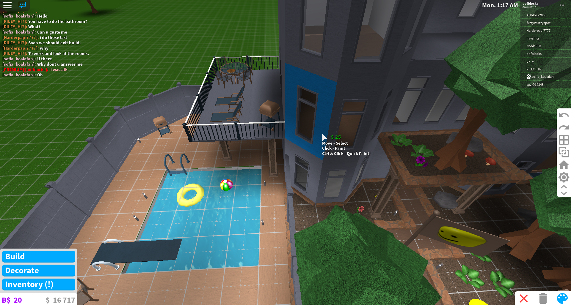 User Blog Oofblocks Tips And Tricks Welcome To Bloxburg