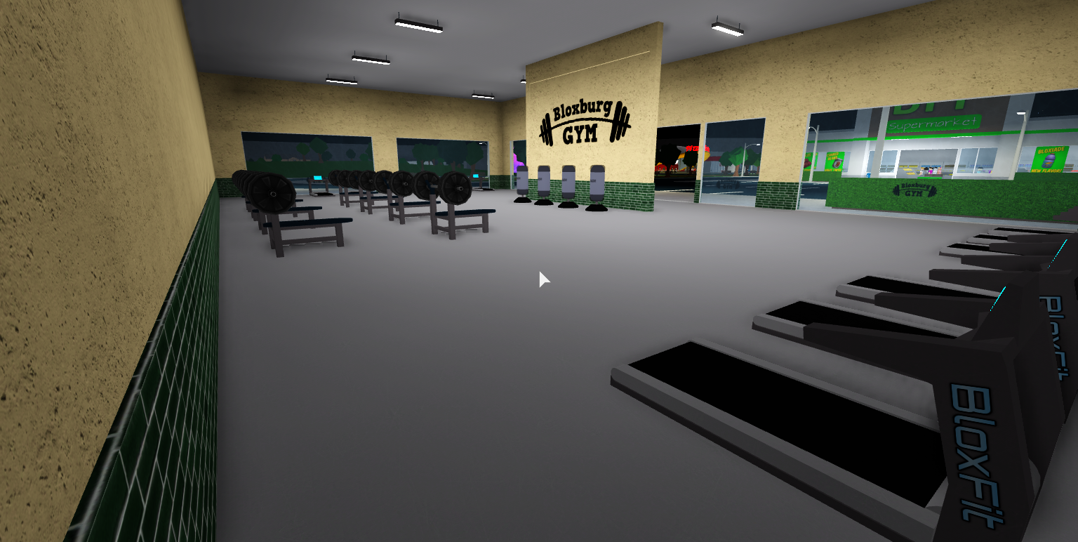 Roblox Bloxburg Gym Ideas