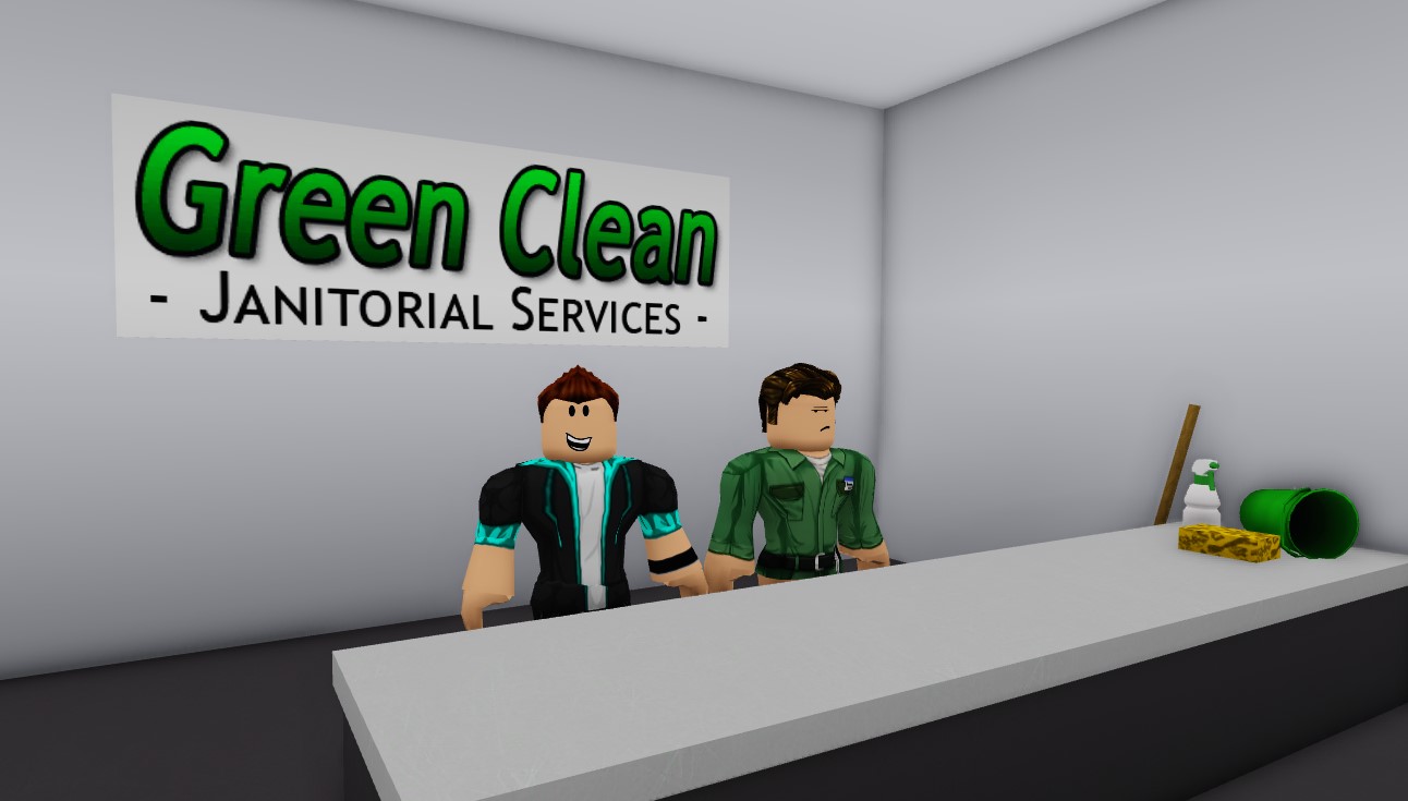 Green Clean Welcome To Bloxburg Wikia Fandom - roblox bloxburg janitor