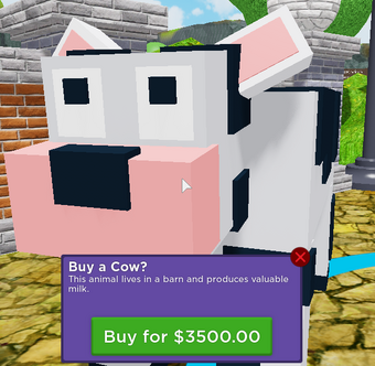 farm town roblox how to milk cow