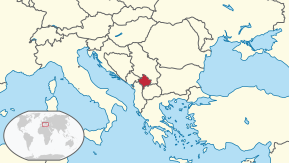 Lage Kosovo in its region.svg