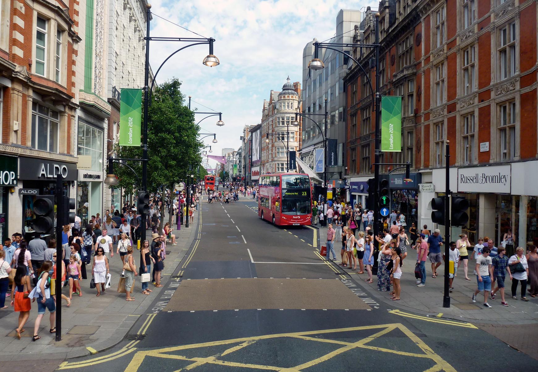 Oxford street shops