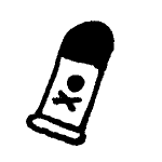 Chemical bullet icon