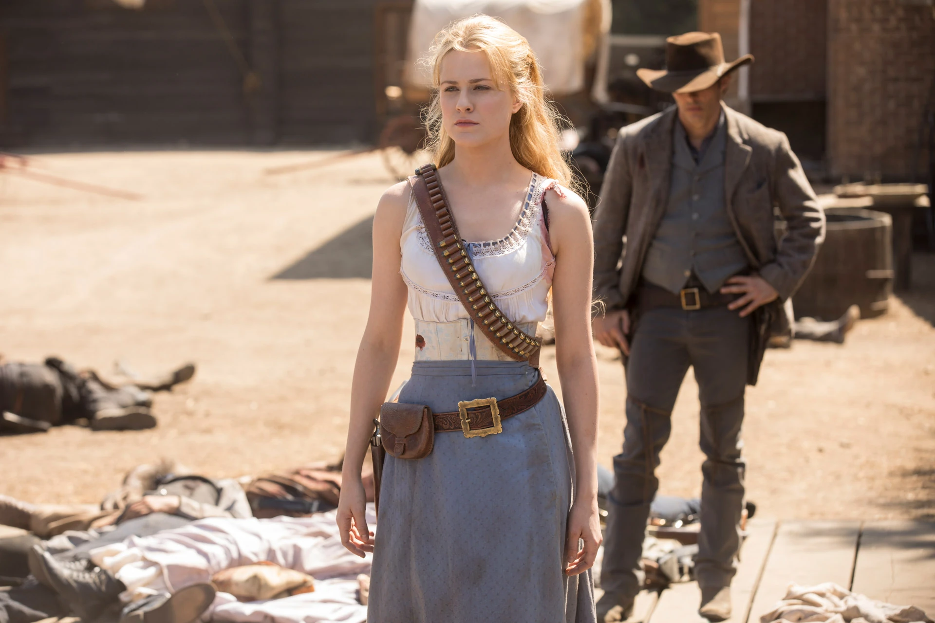 Image S02E06 DoloresAndTeddy.jpg Westworld Wiki FANDOM powered by