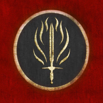 Red templar banner