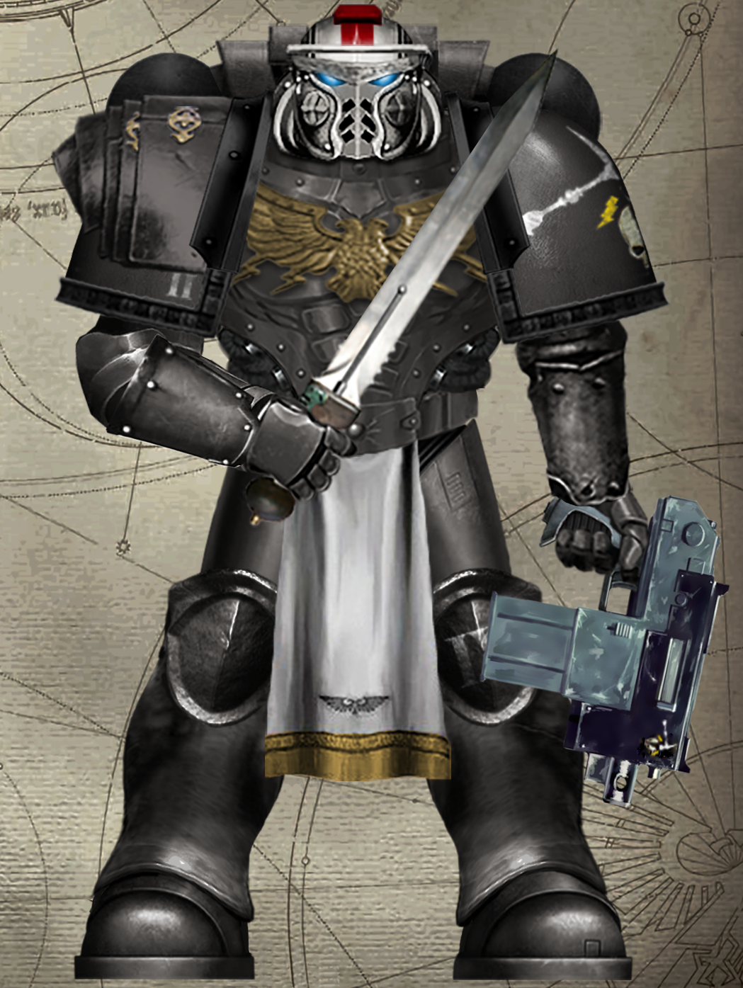 Space Wolves Power Armour 3 x chapitre icônes-bits 40K