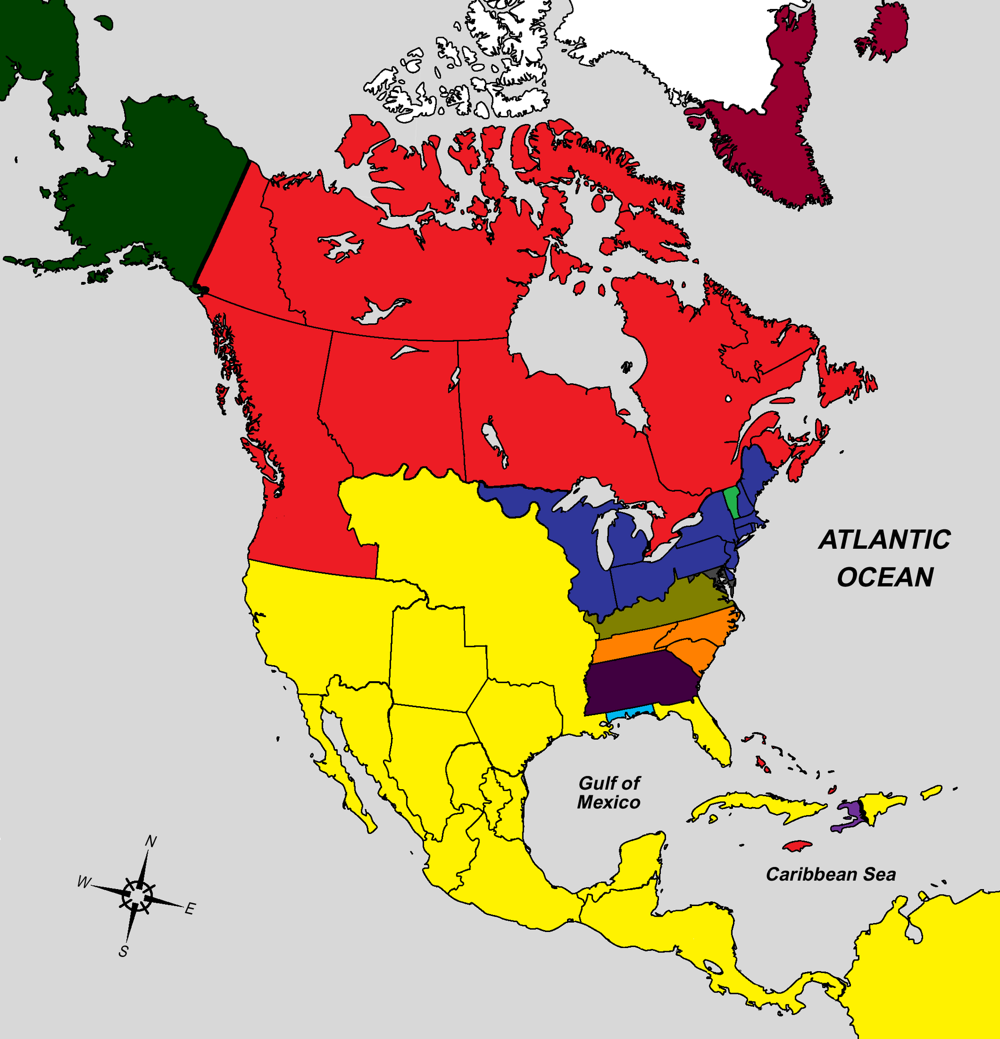 Image - Map of North America 1801.png | What Madness Is This Wiki ...