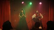 Nadja and Laszlo on stage