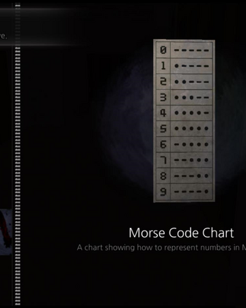 Morse Code Chart The School White Day Wiki Fandom