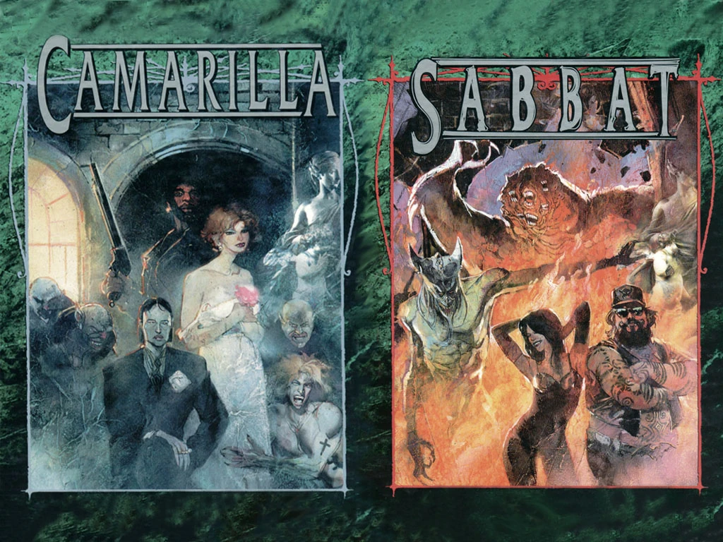 Guide De La Camarilla & Guide Du Sabbat - White Wolf (Limited Edition Set) JDR