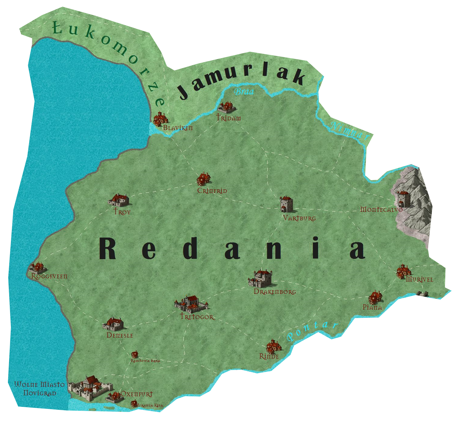 Таннед ведьмак карта