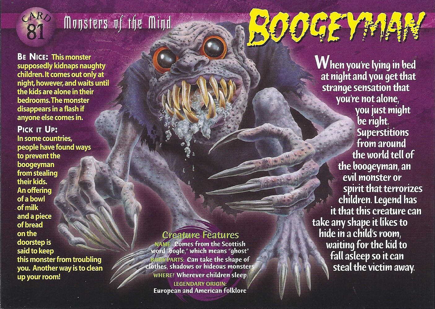 Boogeyman | Weird n' Wild Creatures Wiki | FANDOM powered by Wikia