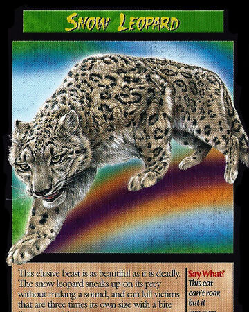 Snow Leopard Weird N Wild Creatures Wiki Fandom