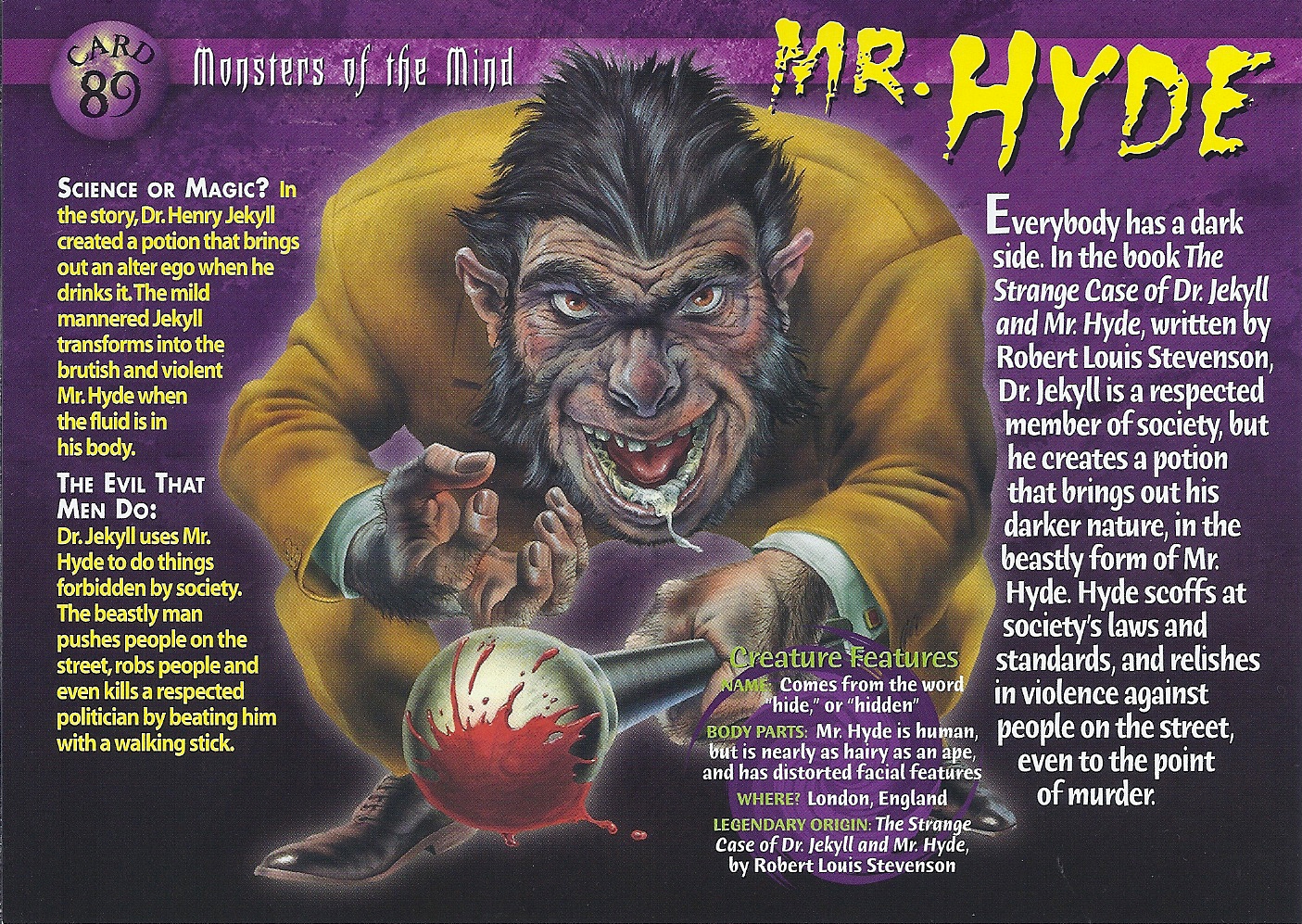 Mr. Hyde Weird n' Wild Creatures Wiki Fandom