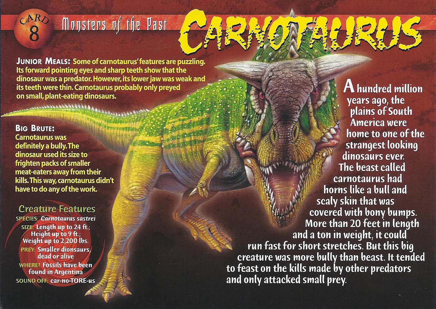 carnotaurus wierd nwild creatures wiki fandom powered by wikia carnotaurus size