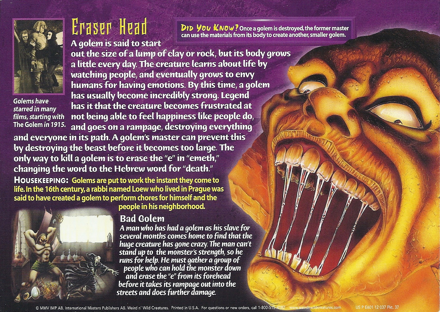 Image Golems Back jpg Wierd N wild Creatures Wiki FANDOM Powered image-golems-back-jpg-wierd-n-wild-creatures-wiki-fandom-powered