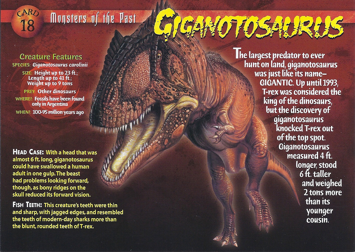 Giganotosaurus | Weird n' Wild Creatures Wiki | FANDOM powered by Wikia