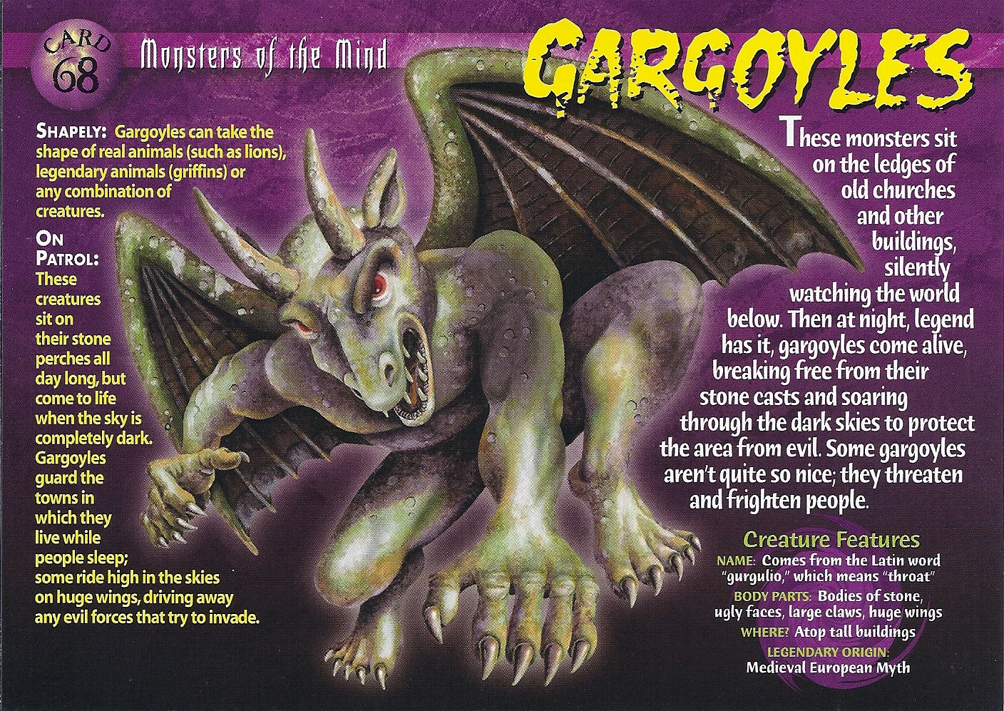 Image Gargoyles front.jpg Weird n' Wild Creatures Wiki FANDOM