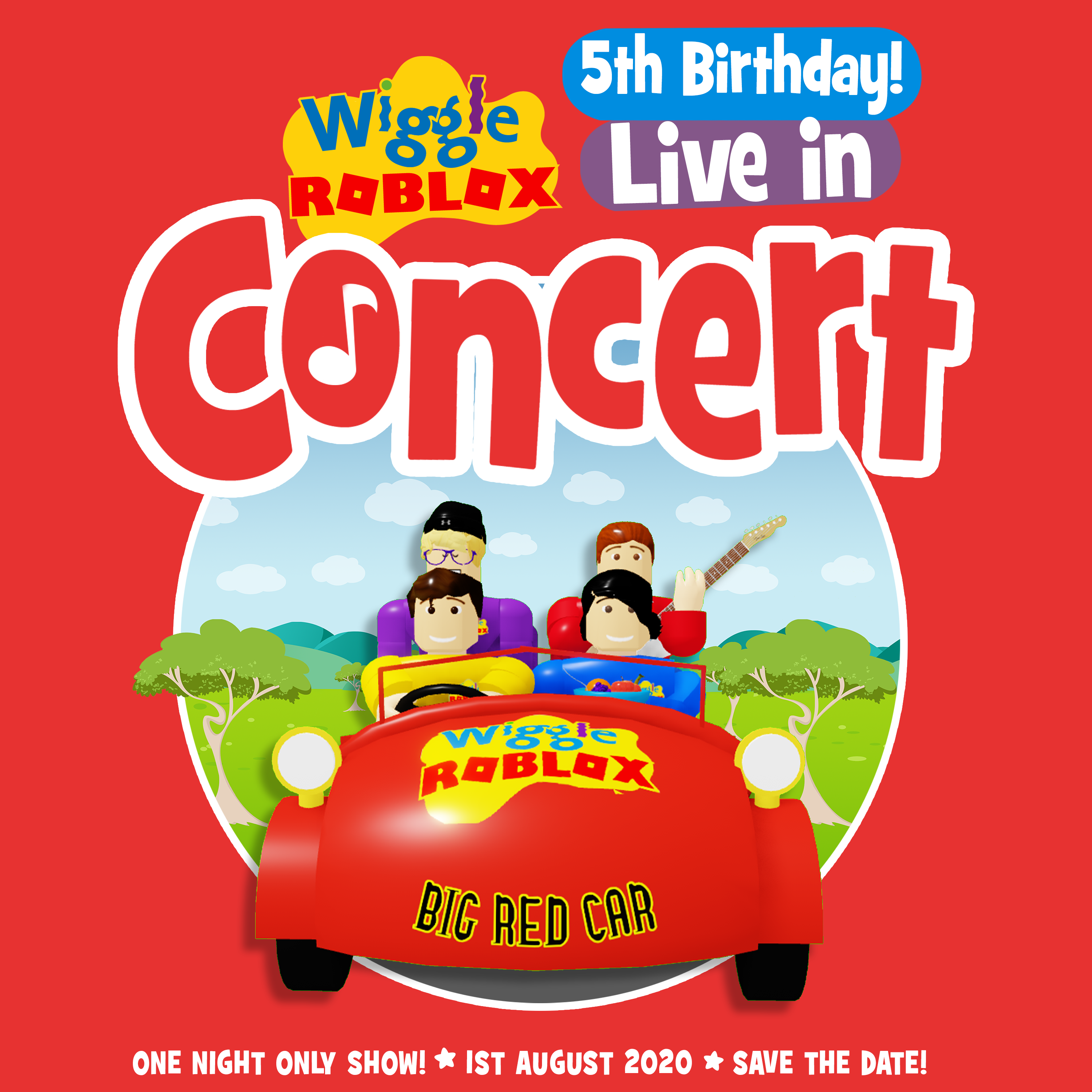 5th Birthday Live In Concert Wiggleroblox Wikia Wiki Fandom - wiggle mania the wiggly big show roblox