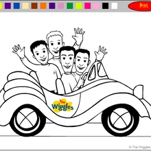 Colour In Online The Big Red Car Wigglepedia Fandom