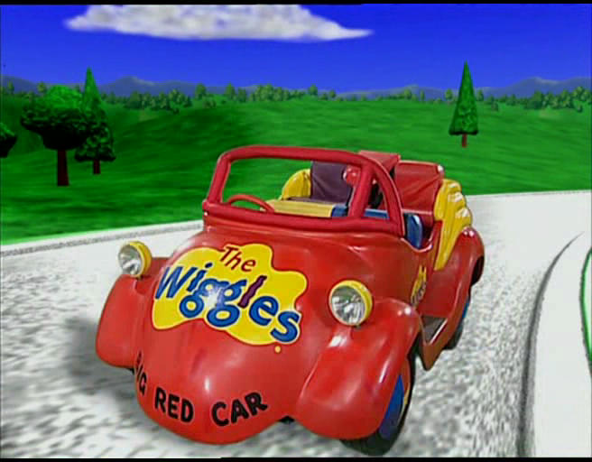 red wiggle car