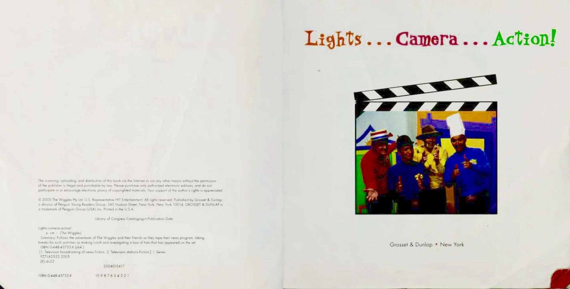 Lights, Camera, Action! (book) Wigglepedia Fandom