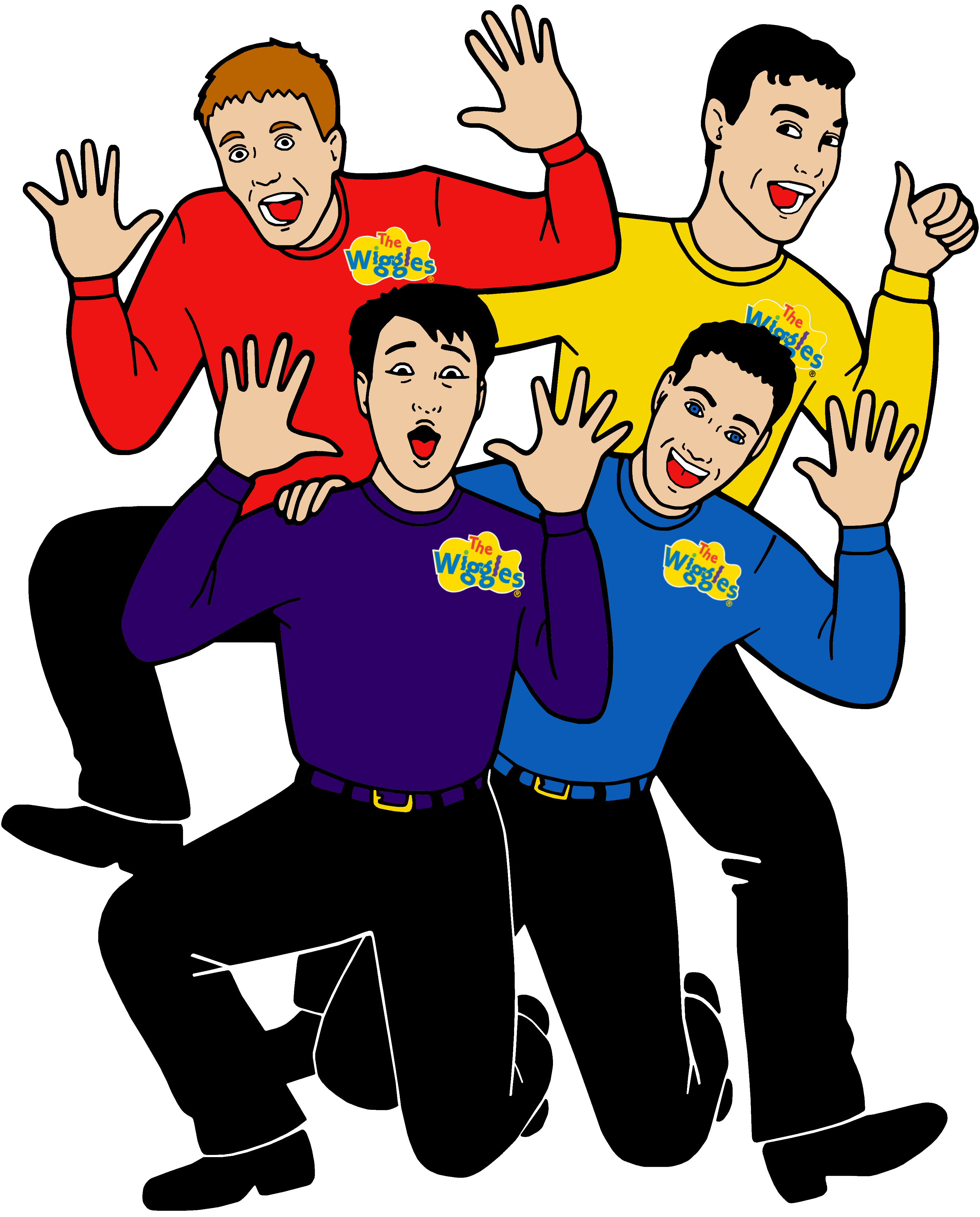 Image The Cartoon Wiggles 1997 2000png Wigglepedia Fandom