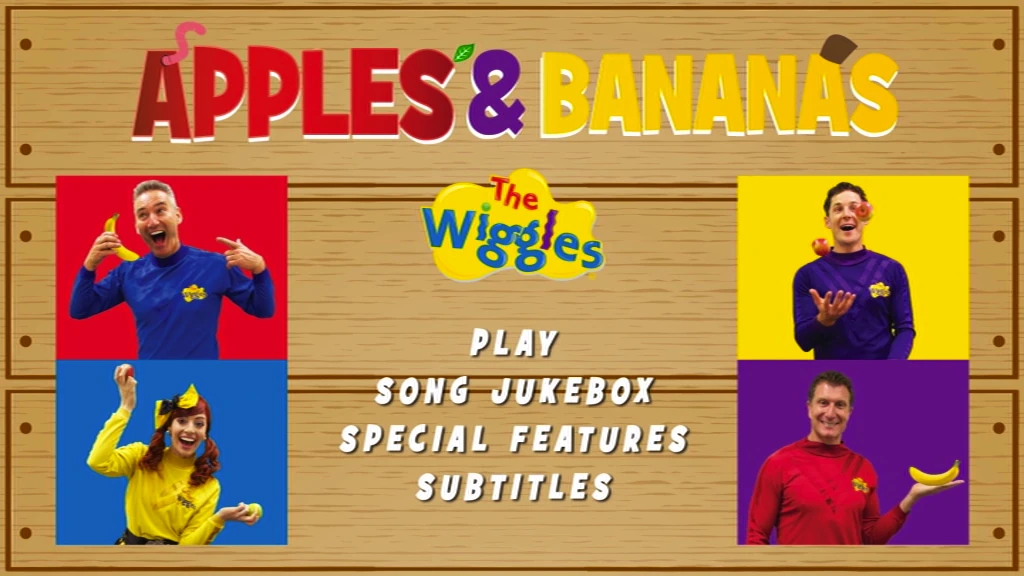 Apples and Bananas (DVD Menu) Wigglepedia FANDOM powered by Wikia