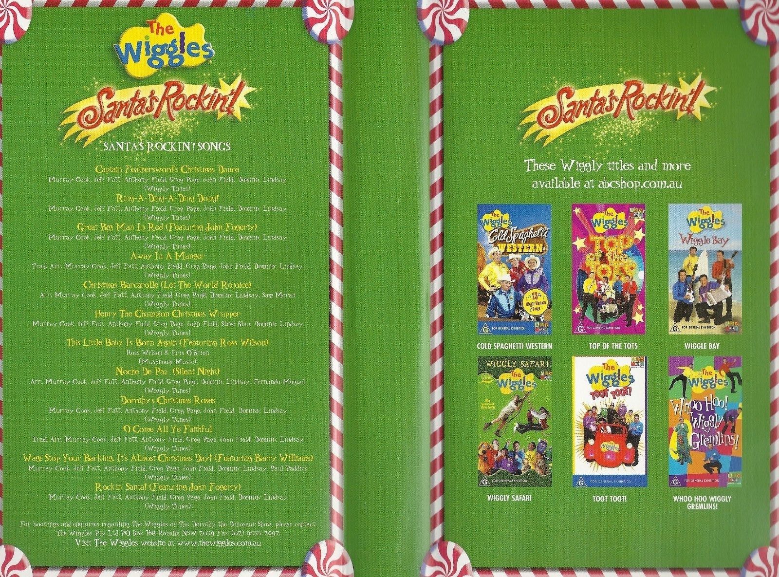 Image The Wiggles Santas Rockin Orginal Video Vhs Featuring 57 Wigglepedia Fandom