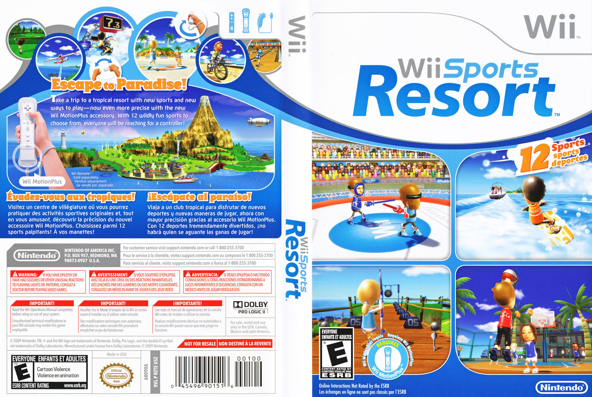 Image Wii Sports Resort Cover.jpg Wiikipedia FANDOM powered by Wikia