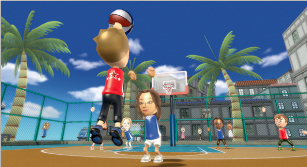 wii sports resort bowling red button