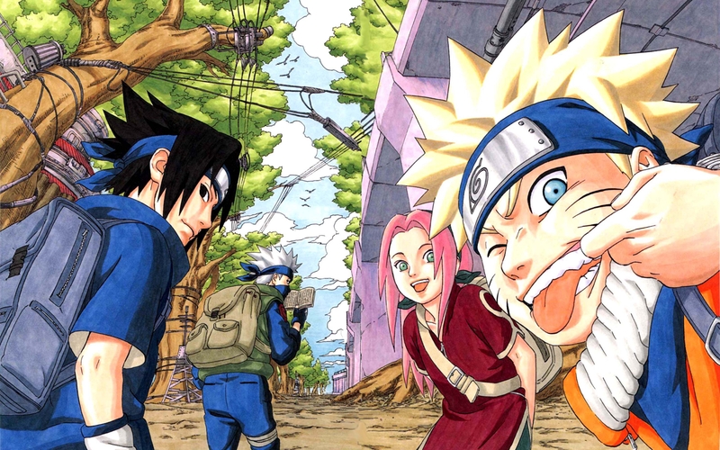 Uchihasasukeharunosakuranarutoanime Naruto T