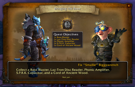 Quest objectives