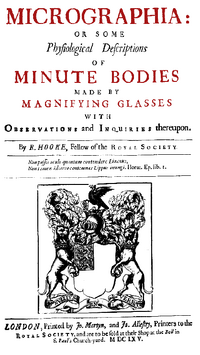 Micrographia title page