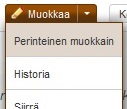Perinteisen muokkaimen valitseminen