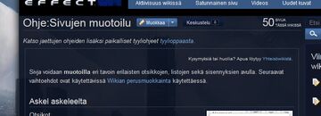 Paikallisia ohjeita