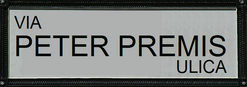 Peter Premis Street Sign