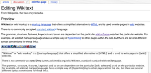 Wikitext-wiki markup-wikipedia