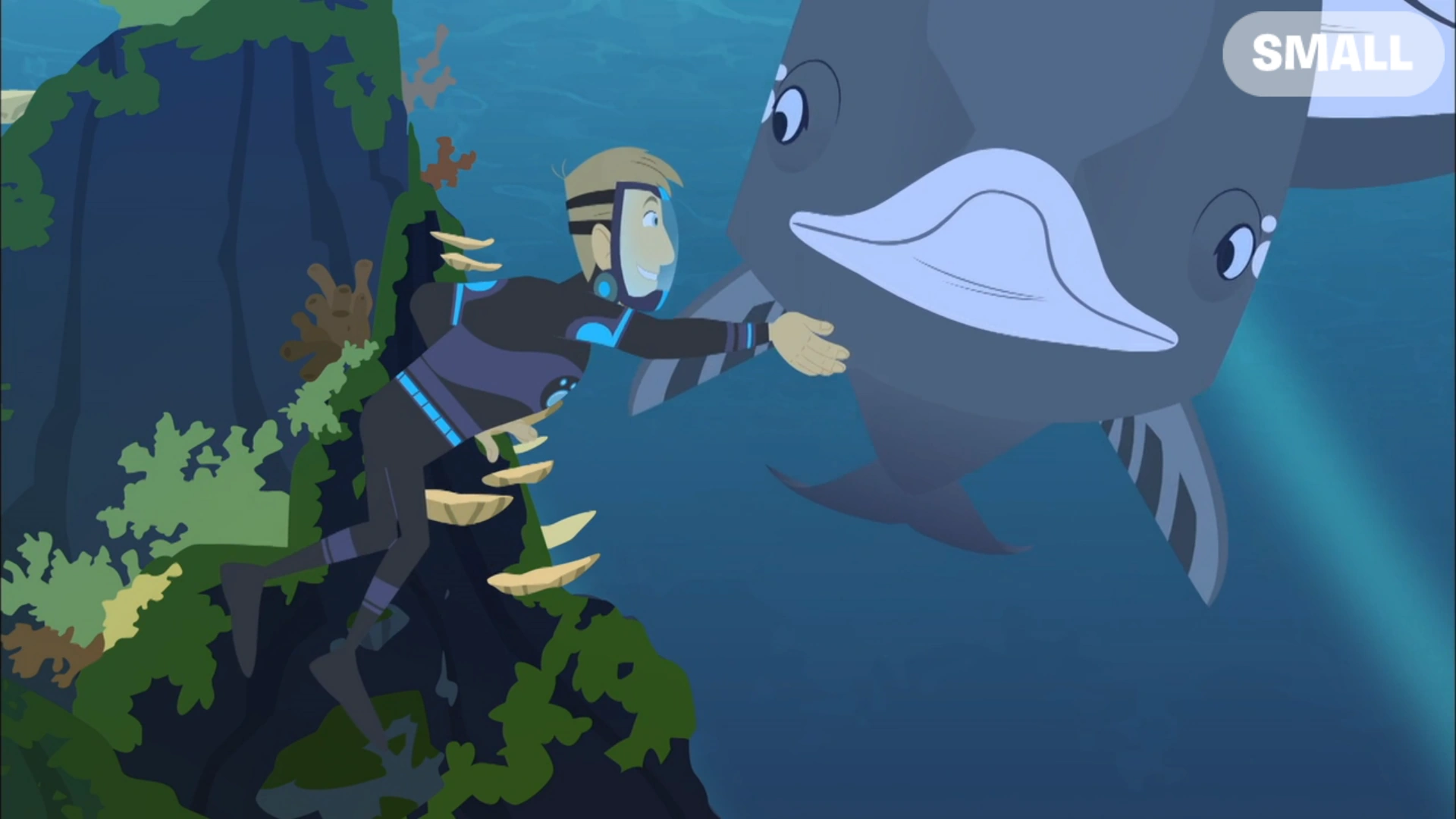 Image - Martin about to Touch Whale.png | Wild Kratts Wiki | FANDOM