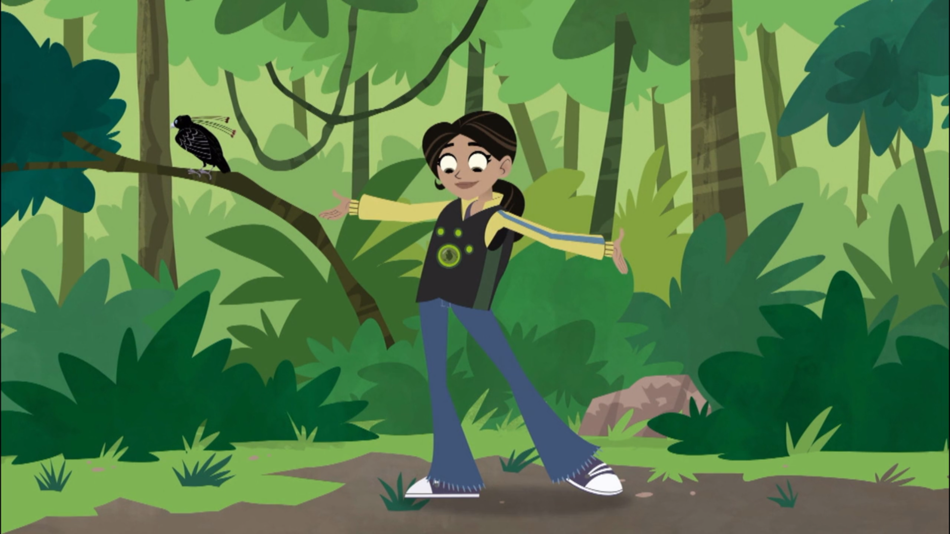 Image - Aviva wearing Creature Power Suit.png | Wild Kratts Wiki